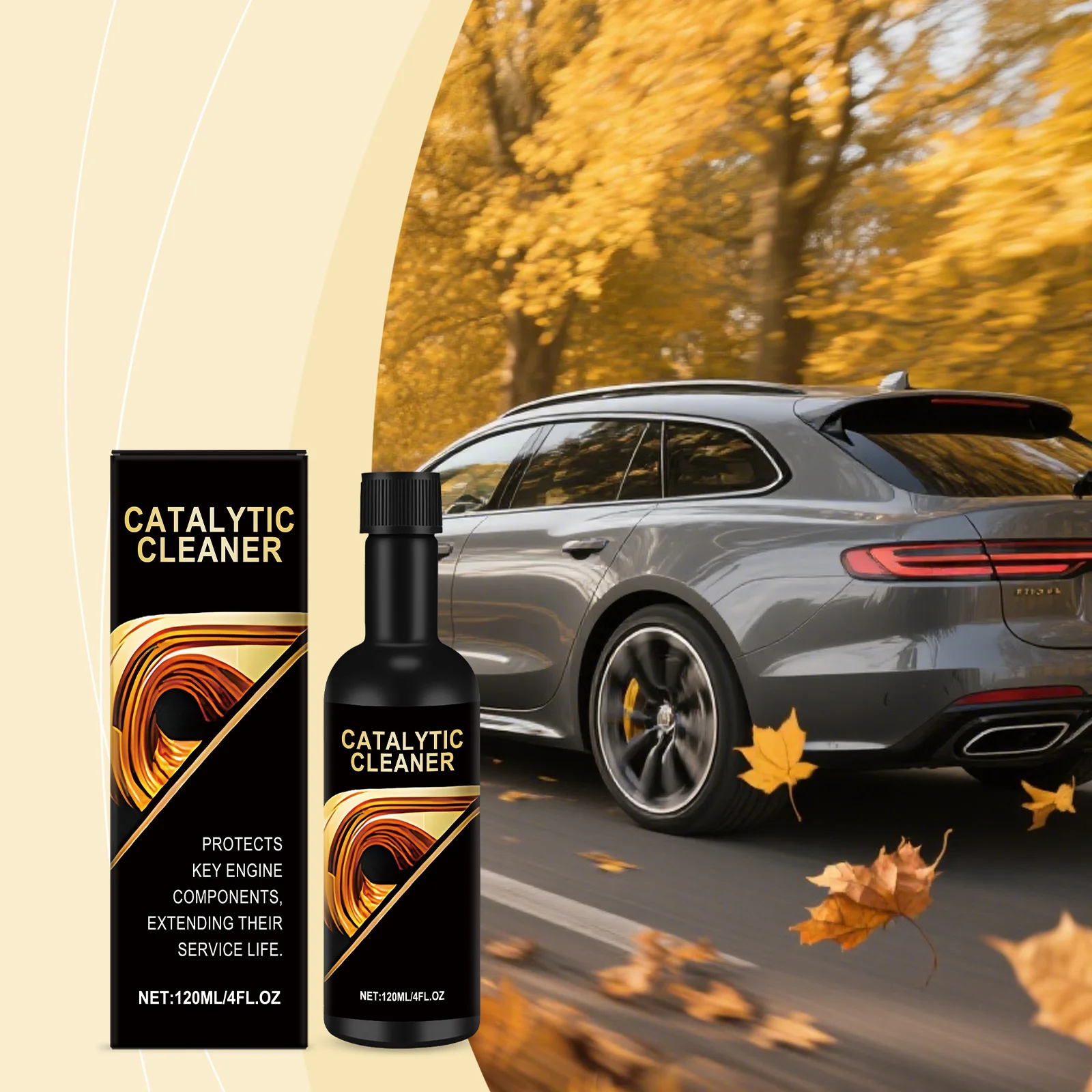 Catalyst Cleaner: Effectively Eliminates Carbon Buildup, Decreases Fuel Usage, Unblocks Exhaust Passage, Reduces Tailpipe