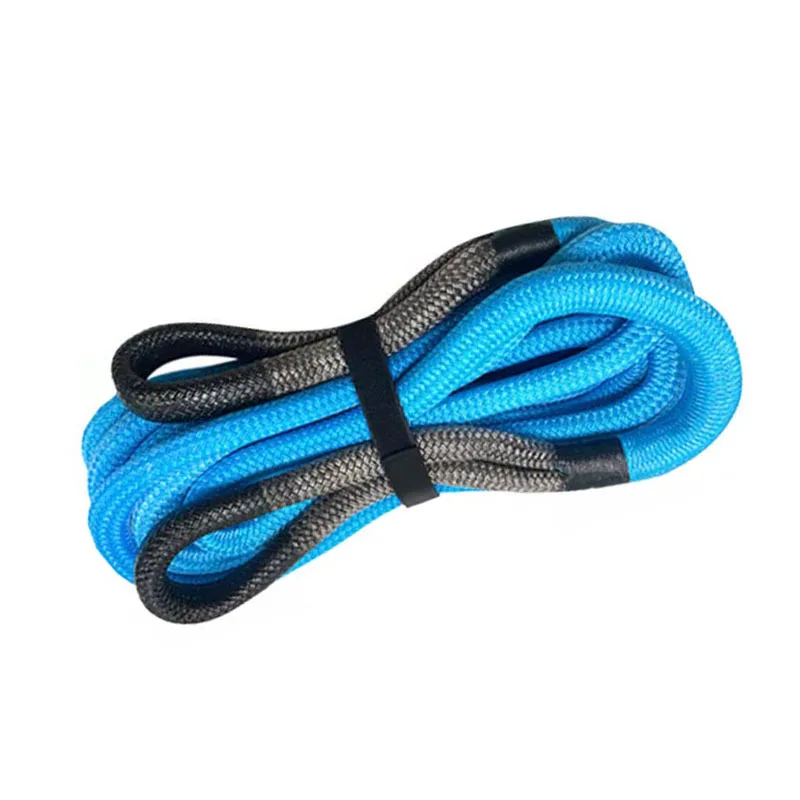 17T Nylon Traction Rope Outdoor Off road Rescue Trailer Power Recovery High Strength Traction Trailer Rope