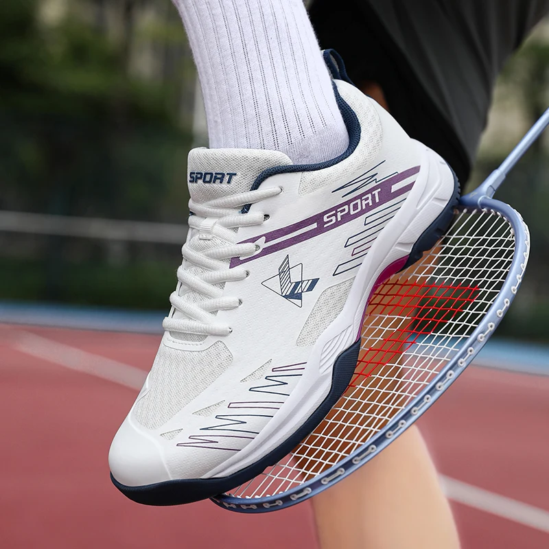 High-quality Badminton Shoes Outdoor Breathable Tennis&table Tennis Shoes Rubber Outsole Non-slip Wear-resisting Training Shoes