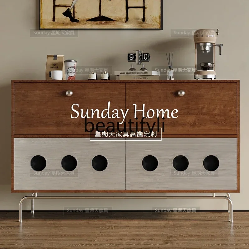 

XZ1Nordic modern chest, living room against the wall, contrasting colors, dining side cabinet, entry door cabinet, furniture