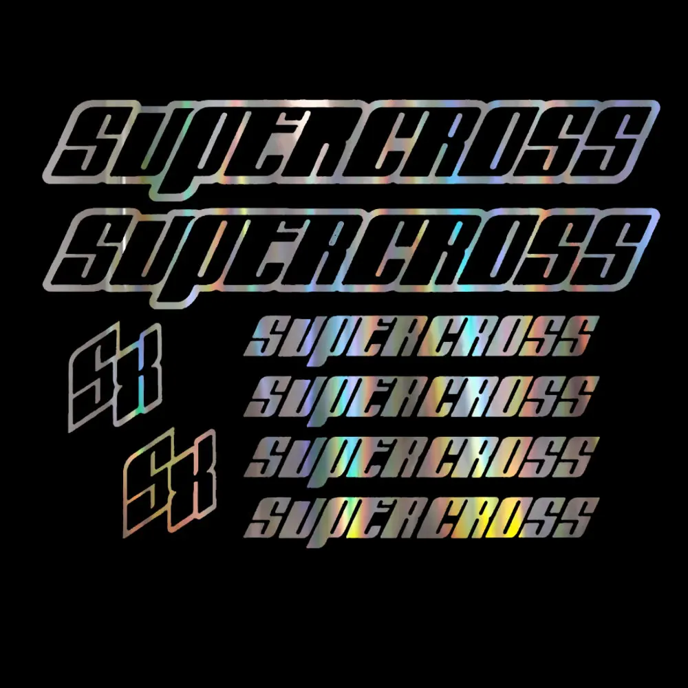 Calcomanías de repuesto para bicicleta Supercross bmx, pegatinas para cuadro de carretera