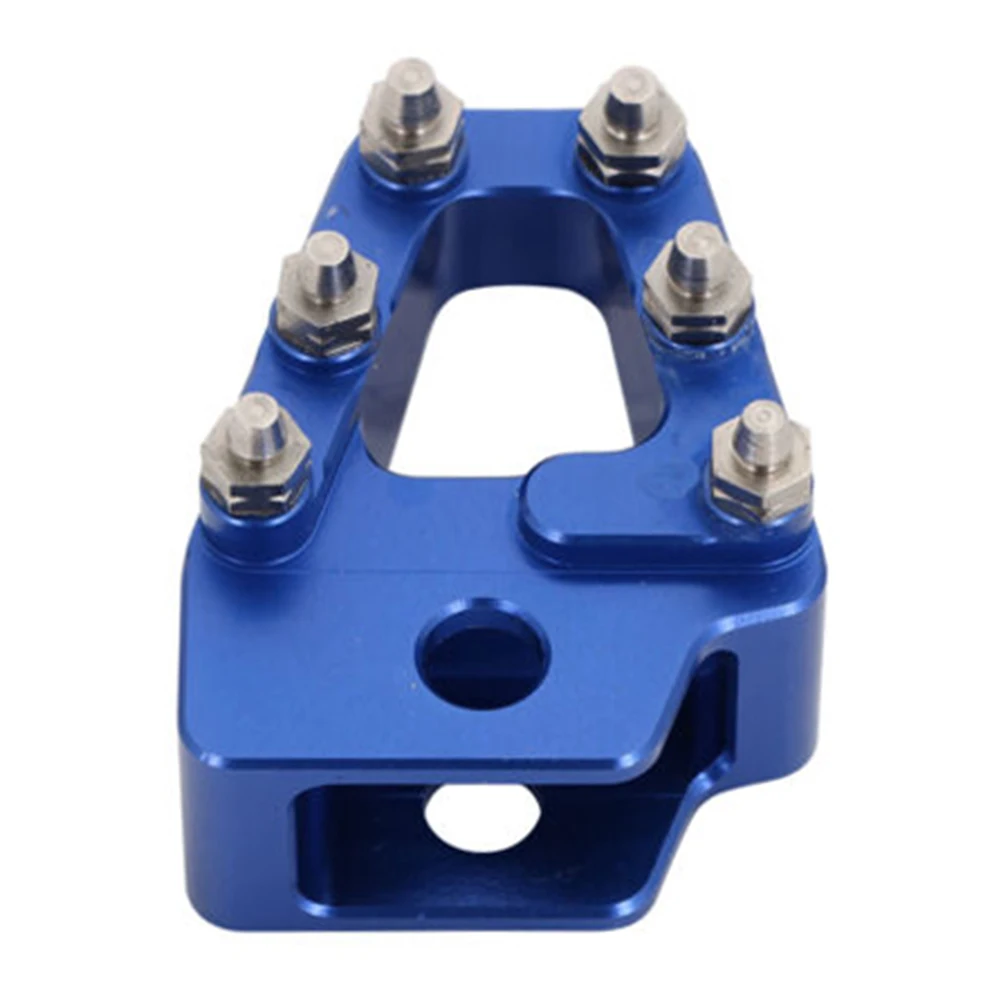 Blue Motorcycle Foot Brake Pedal Lever Step Plate Tip For IT175 TT500 TTR125 TTR225 XT250 Aluminum