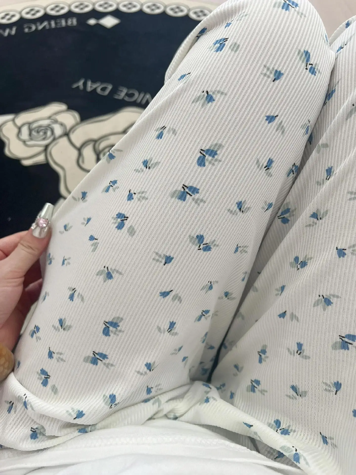 Calças de perna larga y2k preto irregular feminino outono retalhos térmicos velo ultra-longo malha jacquard urbano hipster verificado forro