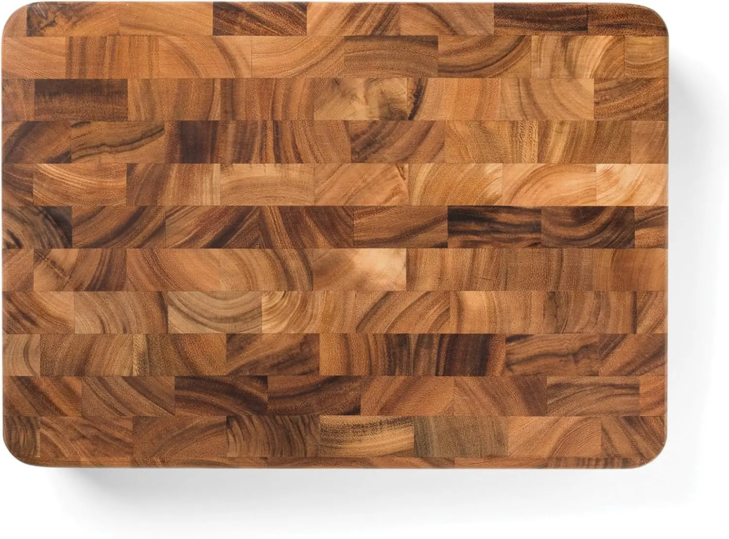 

End Grain Union Stock Yard Professional Chopping Butcher Block, Brown, 14 x 20 x 2.75"