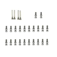 26 Pieces 1:12 Scale Screws Ball Head Screw Set Metal Upgrade Part for Wltoys A949 A959 A969 A979 K929 RC Buggy Truck