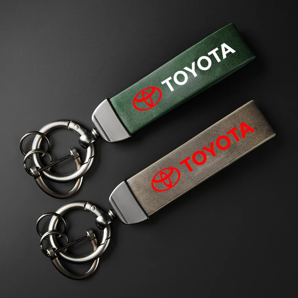 Car key chain pendant Key chain for men and women high-end fashion For Toyota GR Corolla Yaris Aygo Prius Camry Auris Avensis