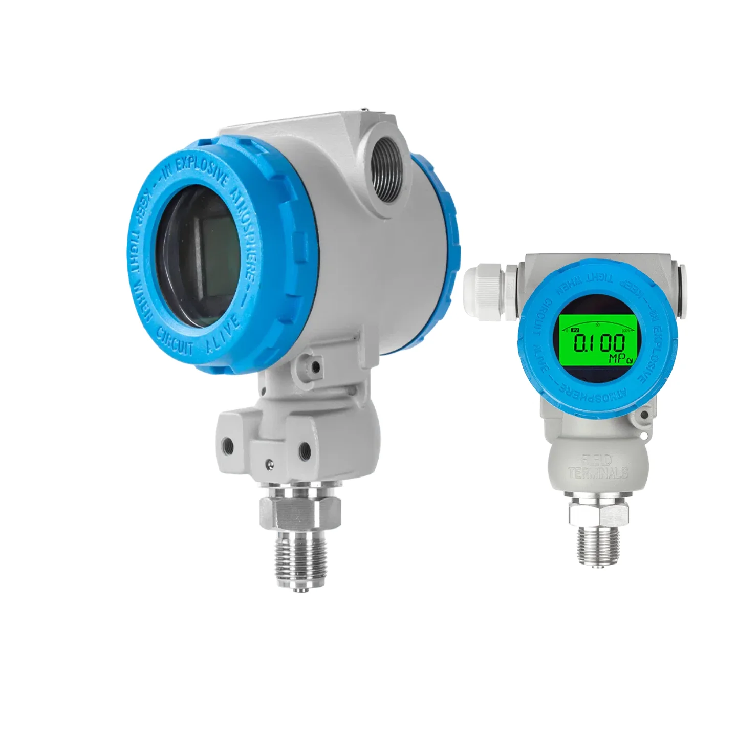 EX proof LCD  4-20mA Output Pressure Transmitter 12V 24V Supply Water Gas Oil Liquid Pressure Sensor 100mbar 1bar 0.1Mpa 16