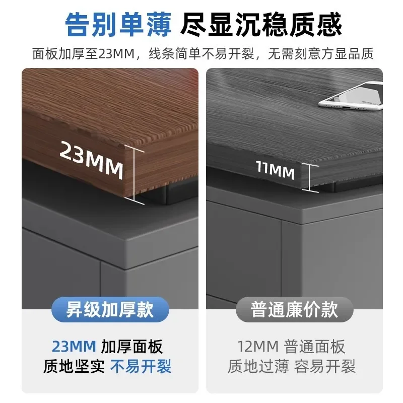 Desktop commercial desk simple light luxury desk with drawers writing desk