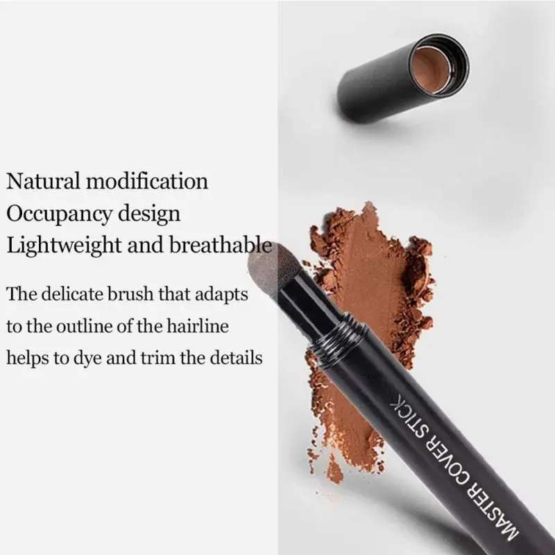 Hair Root Hairline Concealer Pen Control Edge Blackening Instantly Cover Up Grey White Hair Natural Herb Hair Concealer Pencil