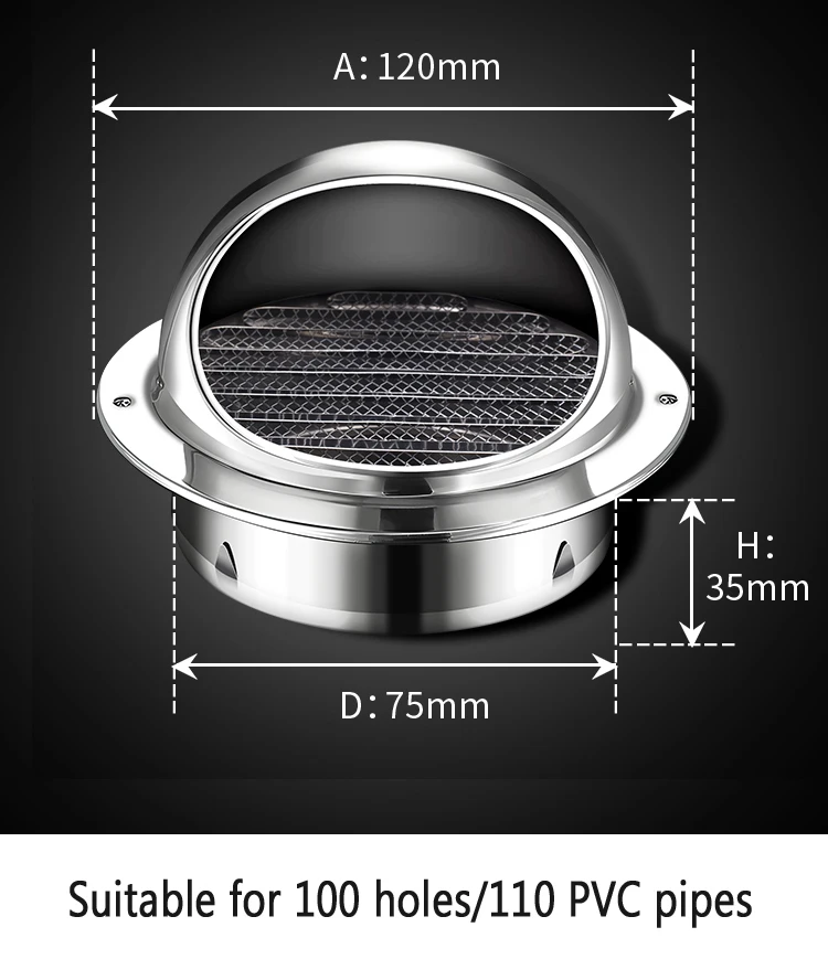 Variant: 201 steel 100mm