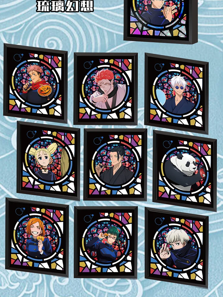 Jujutsu Kaisen Magnet  Collection Card Gojo Hobby Anime Collectible Toy Gifts Doujin Acrylic Card