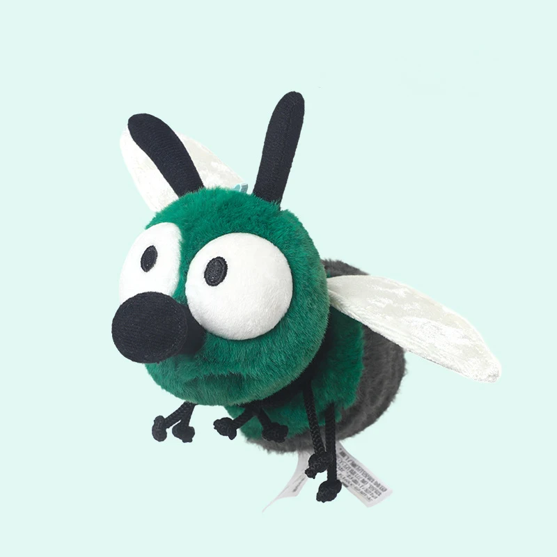 Nuevo creativo mosquito cucaracha libélula insecto Serie juguete de peluche de dibujos animados Animal relleno muñeca suave peluche juguete único regalo divertido