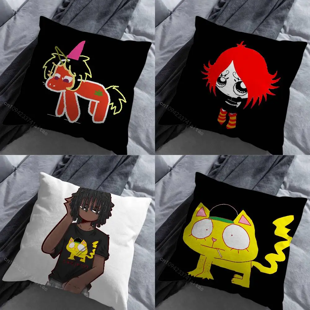 Wifiskeleton Pillow Case For 30x30cm,45x45cm,55x55cm, For Home Bedroom Decoration And Protector