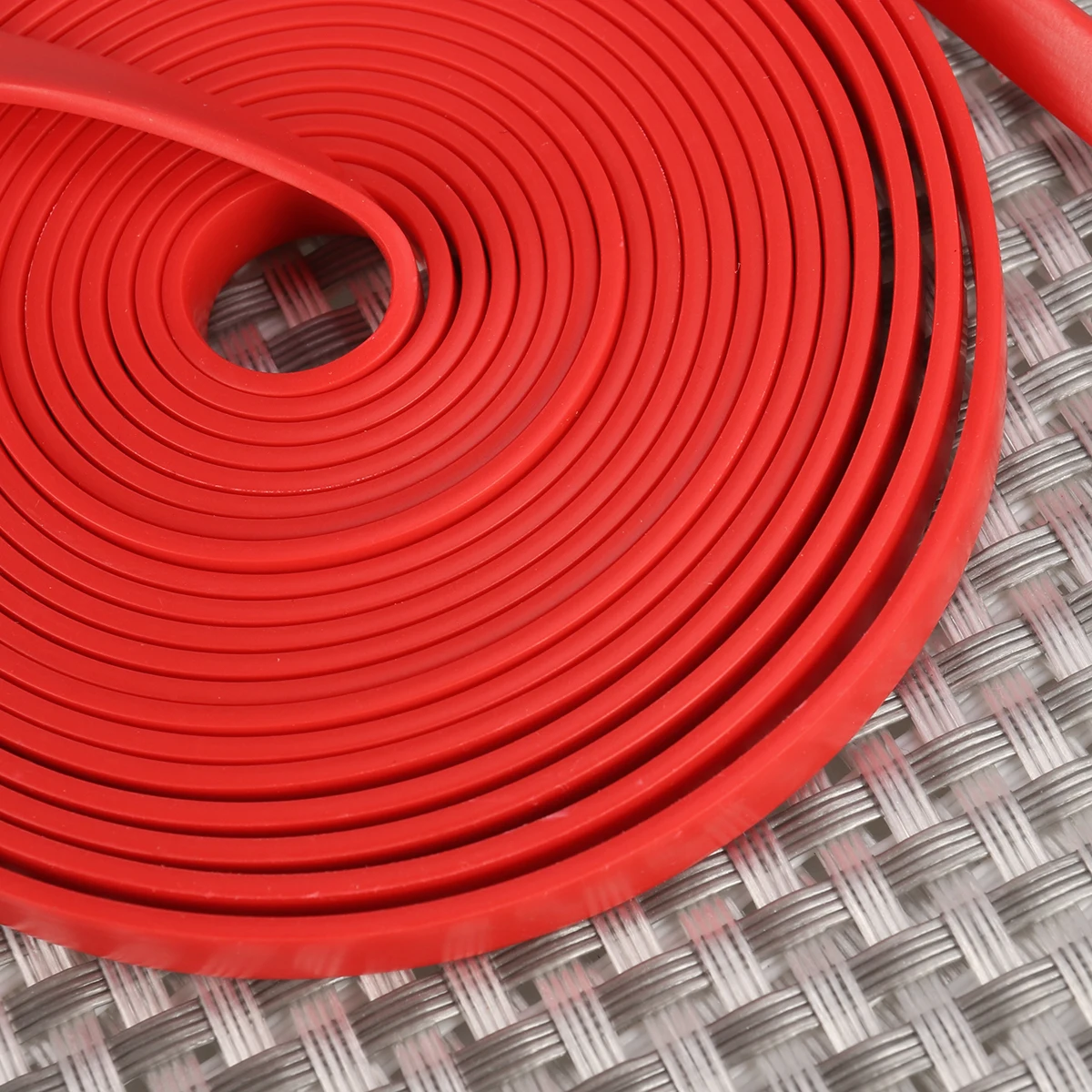 

3 Meters Flat Micro Usb Cable Fast Charging Data Sync Cord For Devices Red Durable Silicone Cable Works With