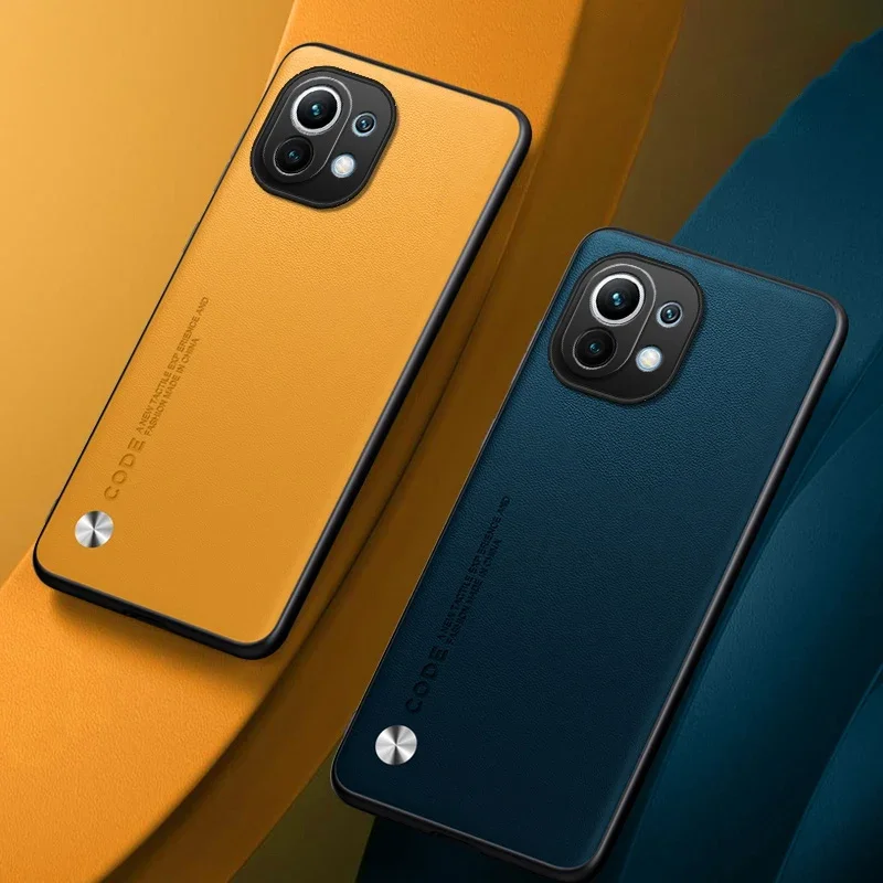 Xiaomi Mi 11 Lite 5G NE 11T Pro Mi11 커버 용 고급 가죽 케이... - 1