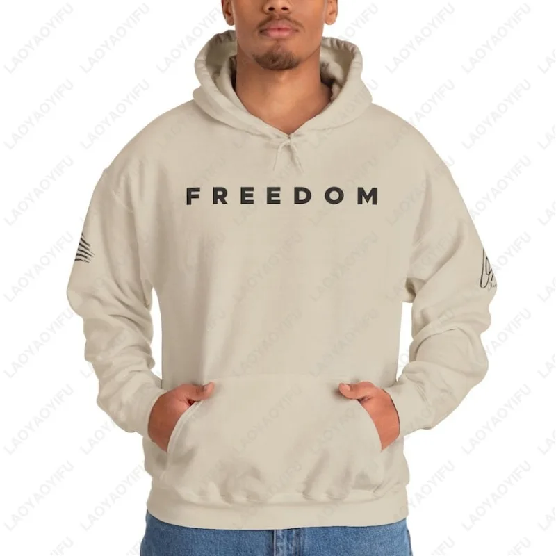 Erika Kirk Freedom Charlie Signature Biblical Pullover Patriotic USA Flag Creative Simple Retro Streetwear Men Women Sweatshirt