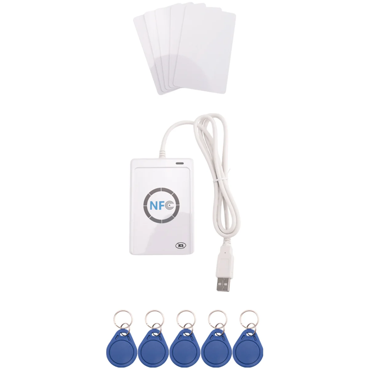 NFC Reader ACR122U USB Contactless Smart IC Card Writer and Reader Smart RFID Copier Duplicator UID Changeable Tag Card