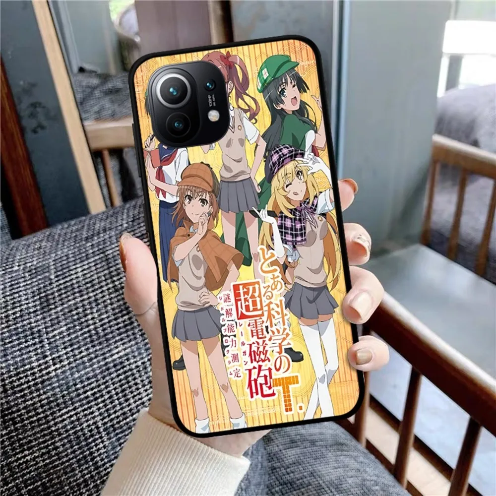 A Certain Scientific Railgun Phone Case For Samsung S 20 21 22 23 plus Ultra for Redmi Note 8 9 10 11 for Huawei Y 5 6 9