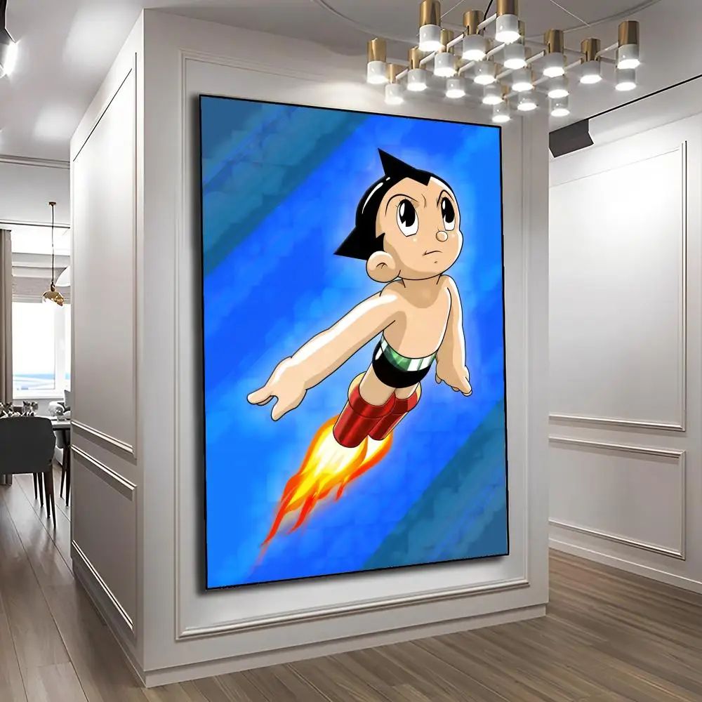 Anime-Astro Boy Poster Stickers Art Wall murales Decor Game Room Decor regali Kawaii HD Painting Cat Cars