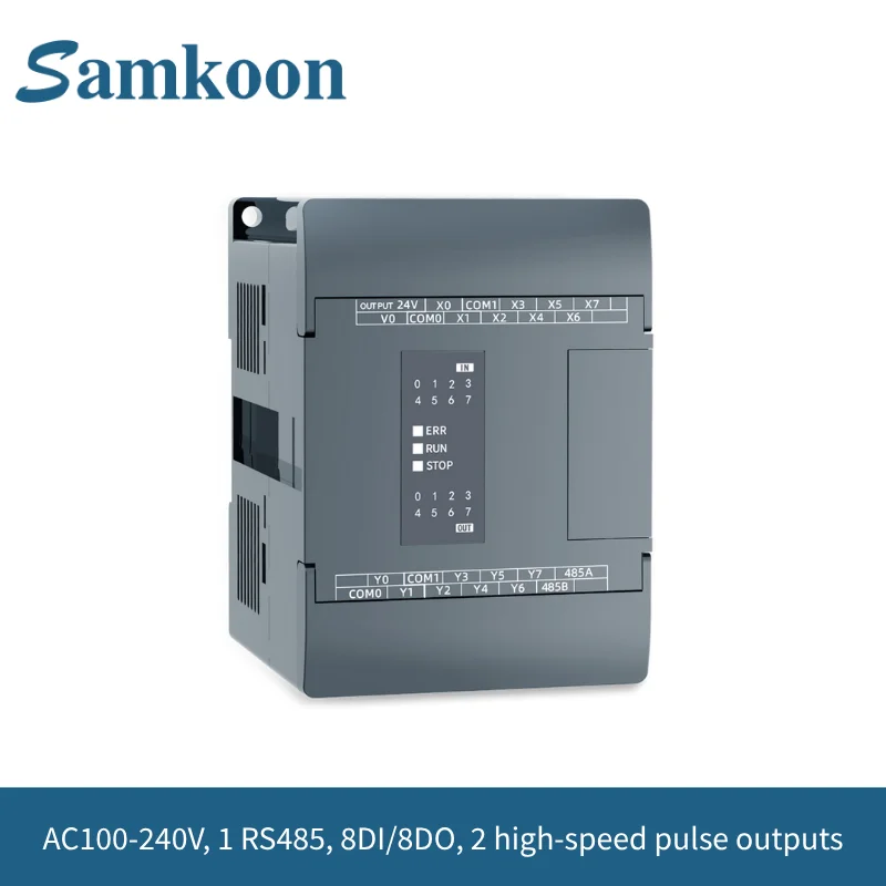 PLC-8 DI/8DO, Pulse Type Industrial Programmable Logic Controller for Automation