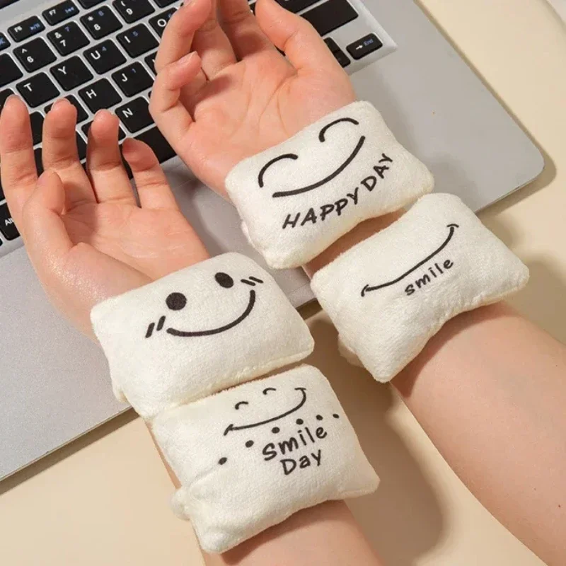 Kawaii Expression Mouse Pad Wrist Rest Cute Pillow Support Comfortable Mat Anti Slip Reduce Fatigue Anti-wear Wrist Protector