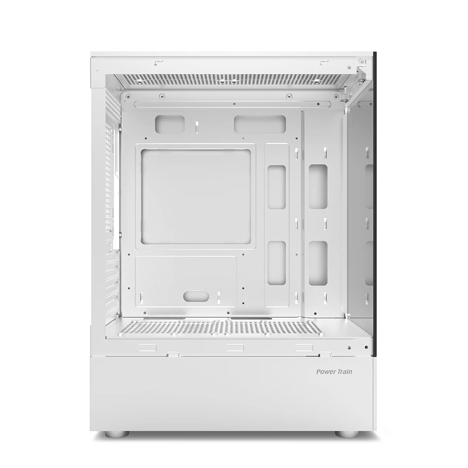 Imagem -06 - Computador do Reino para a Sala Seaview Lado Transparente Desktop Chassis Suporte 240 Refrigerador de Água Power Train Illusionary M-atx Itx Case do