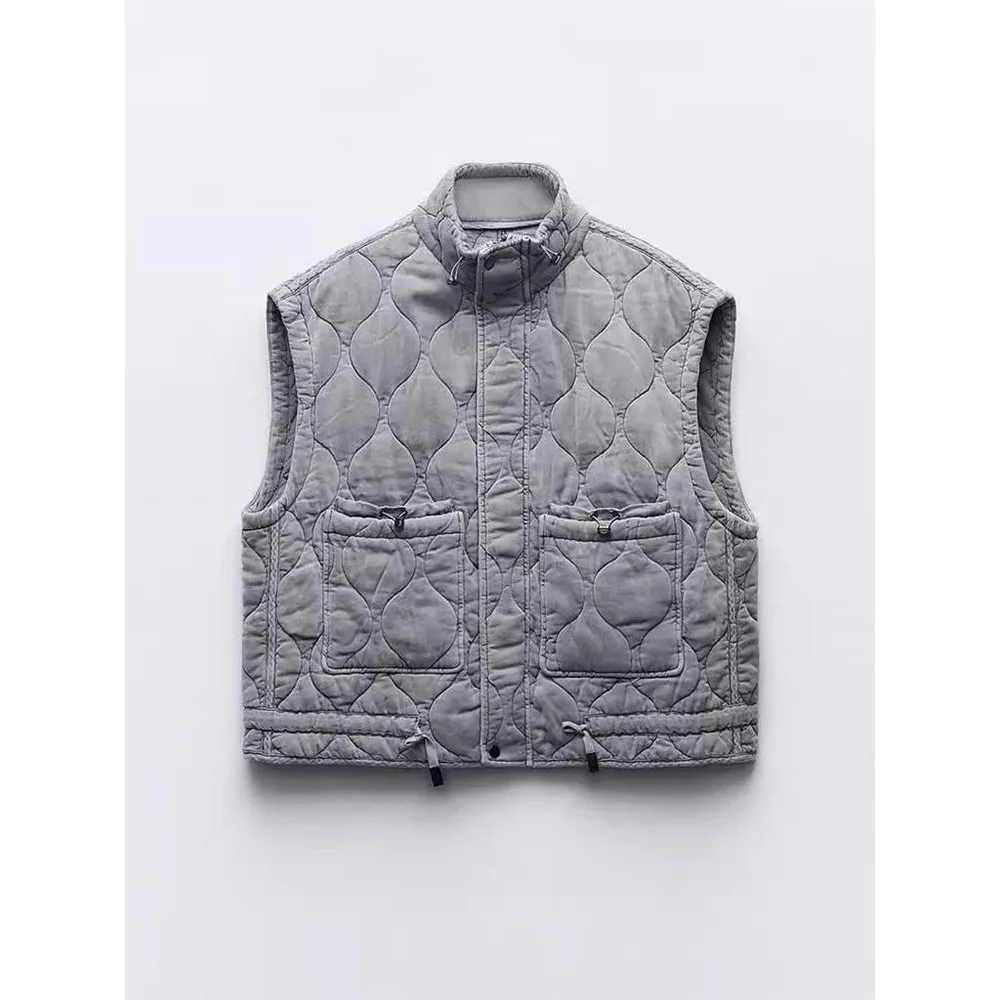 

Осень-зима, женский жилет с хлопковой подкладкой, новый жилет Sle Ey, модный женский джет, удобный крой для бизнеса