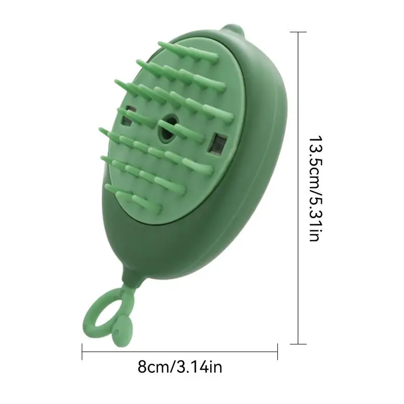 Cepillo vaporizador para mascotas, limpieza de perros y gatos, masaje en aerosol vapor, peine de belleza 4 en 1, cepillo de aseo para depilación con luz azul