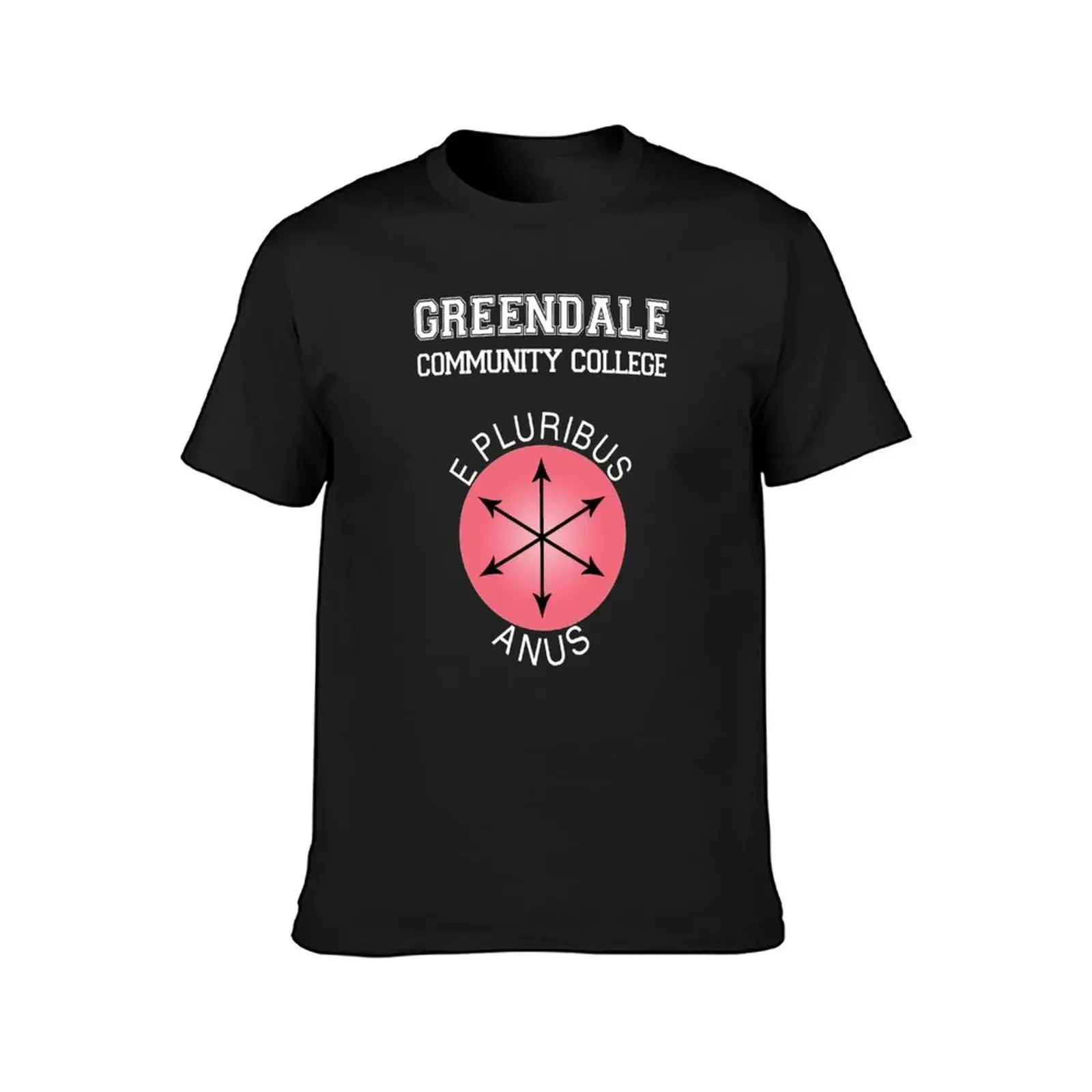 Greendale - E Pluribus Anus T-Shirt essential t shirt tops oversized graphic tee anime shirts men