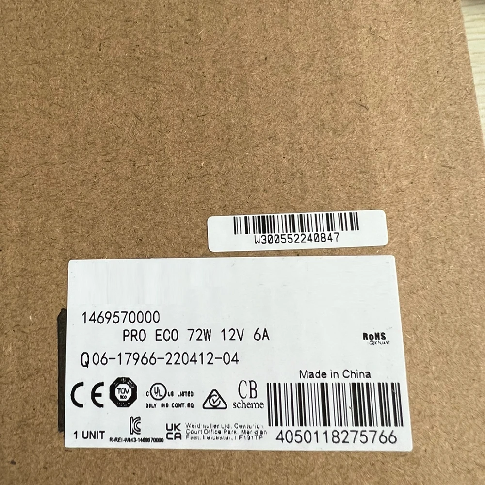 New 1469570000 PRO ECO 72W 12V 6A DIN-Rail Switching Power Supply For Weidmuller High Quality Works Perfectly Fast Ship