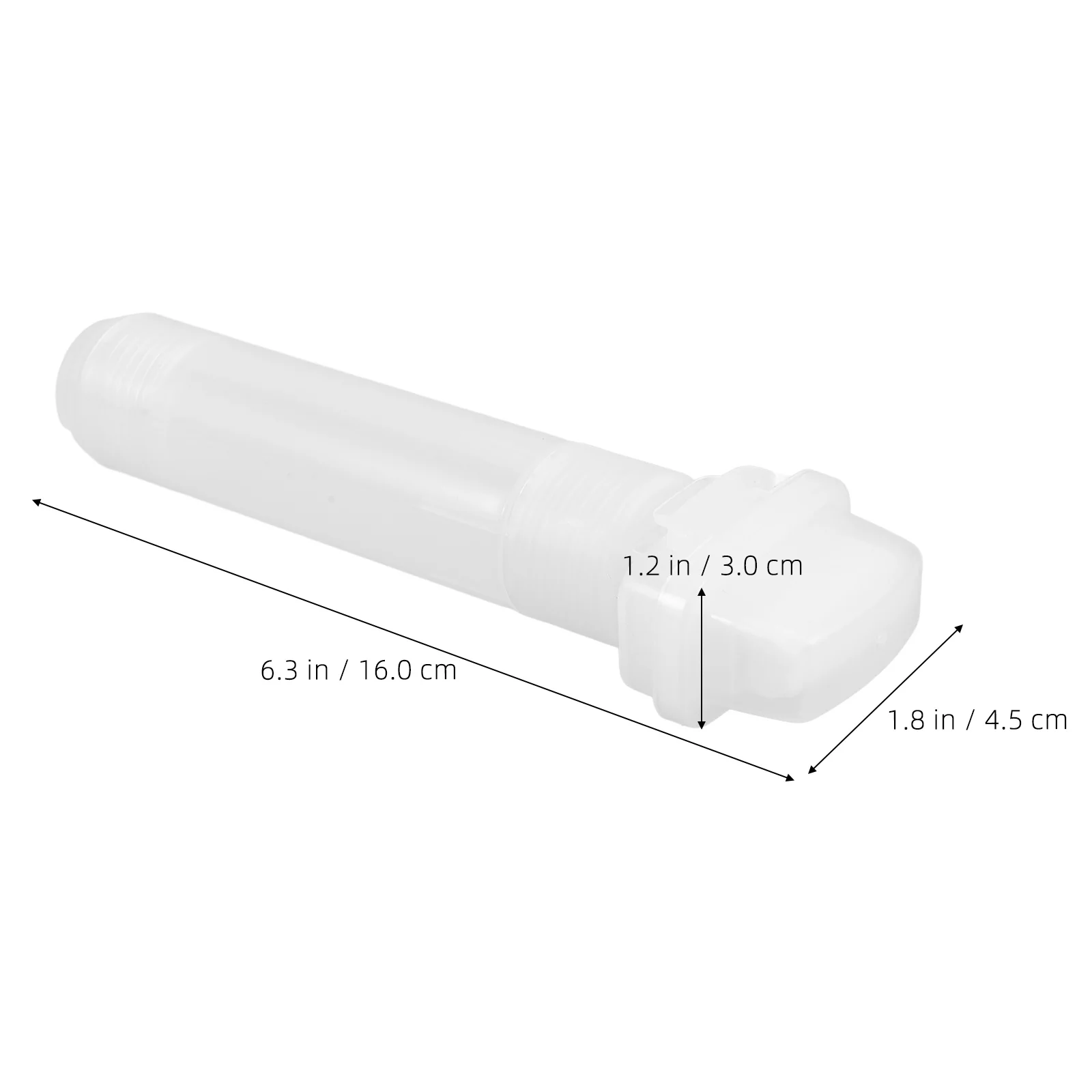 White Fillable Acrylic Paint Pen 30Mm Flat Head Refillable Markers for Ceramic Art Projects and Graffiti