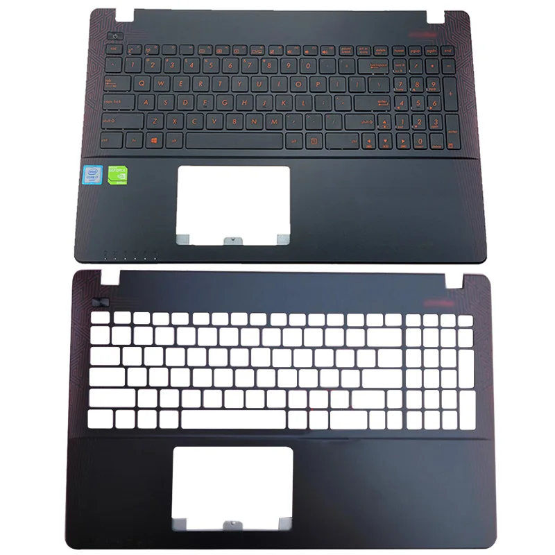 

For ASUS FX50 FX50/JX/J/JK/V/VW W502 FX501 VX50V W50V GX50JX GX50J VX50L Laptop Palmrest Upper Case US Keyboard