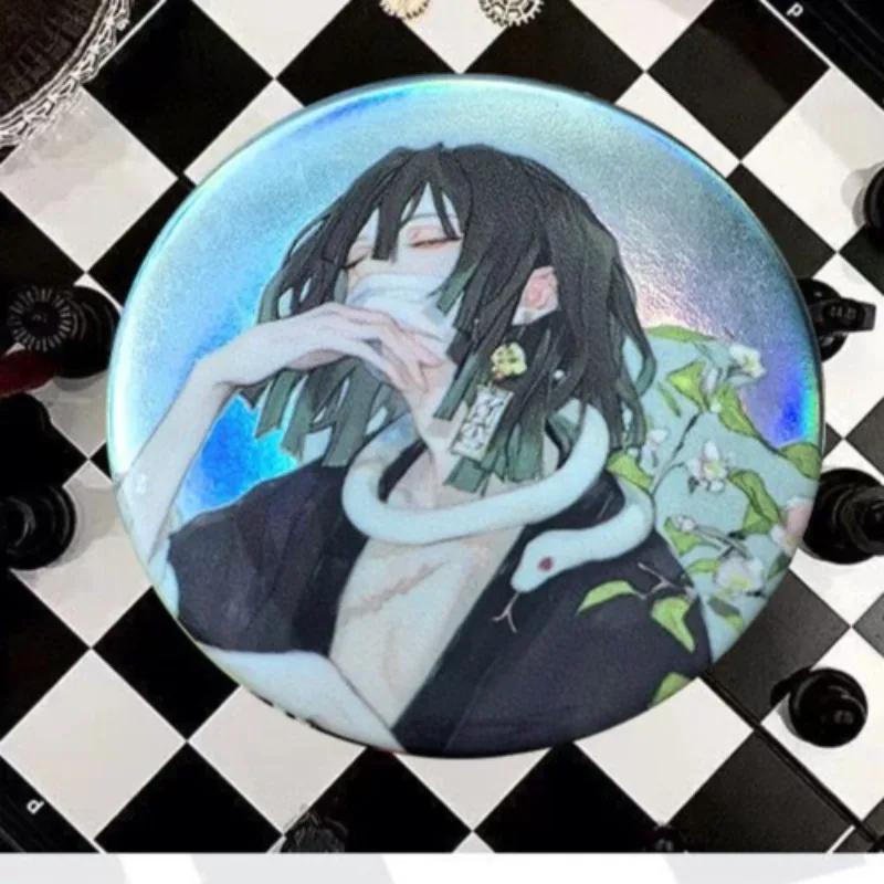 

Odznaka Demon Slayer: Kimetsu No Yaiba Kamado Nezuko Agatsuma Zenitsu Anime Peripheral Creativity Music Style Tinplate Badge