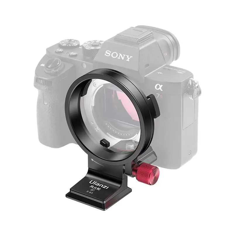 

Ulanzi S-63 Rotatable Horizontal-To-Vertical Mount Arca Plate for Sony ZV-E1/A7C/A7M3/A7M4/A7R3/A7R4/A7R5/A7S3/FX3 Camera