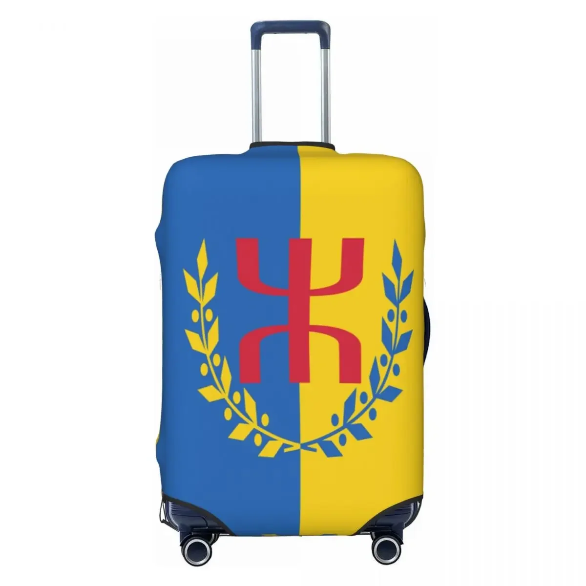 

Custom Kabyle Amazigh Flag Luggage Cover Cute Berber Proud Suitcase Protector Covers Suit For 18-32 inch