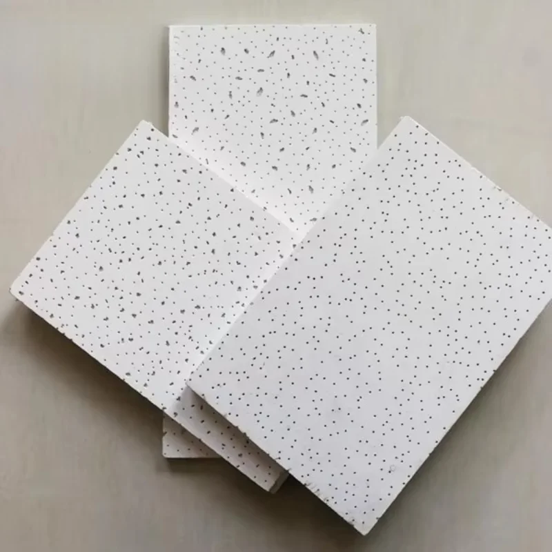 

Hanging sound-absorbing board mineral wool fiberboard drops black ceiling tiles