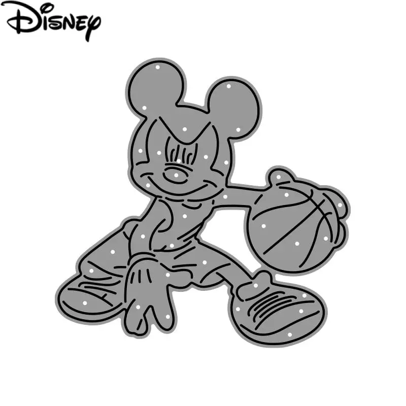 Mickey Mouse Basketball Cartoon Metal Cutting Dies Disney Sports Die Cuts for Scrapbooking DIY Embossing Cards Crafts 2022 new