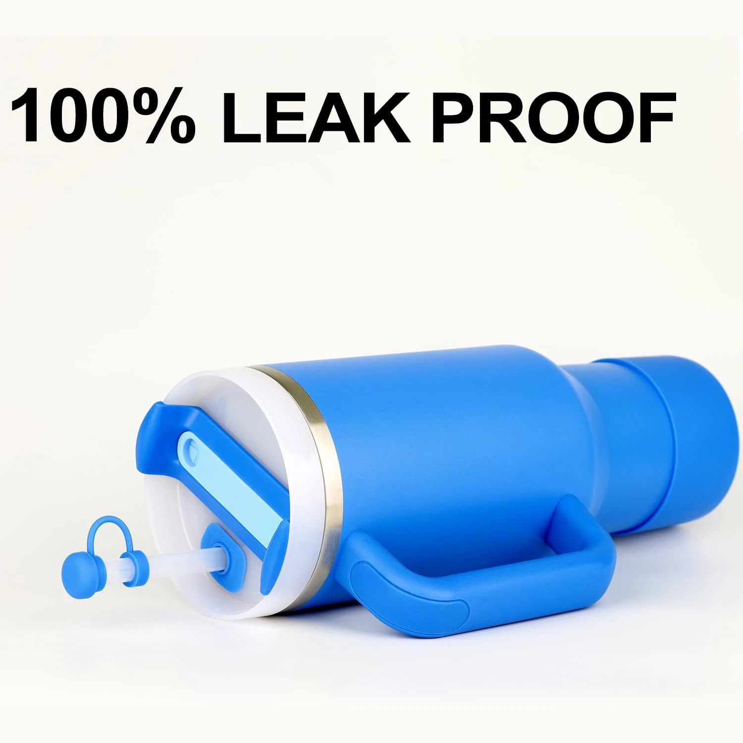 4PCS Leakproof Silicone Spill Proof Stopper Set For Stanley Protective Boot Including Straw Cover Cap For Stanley 30/40oz Tumble