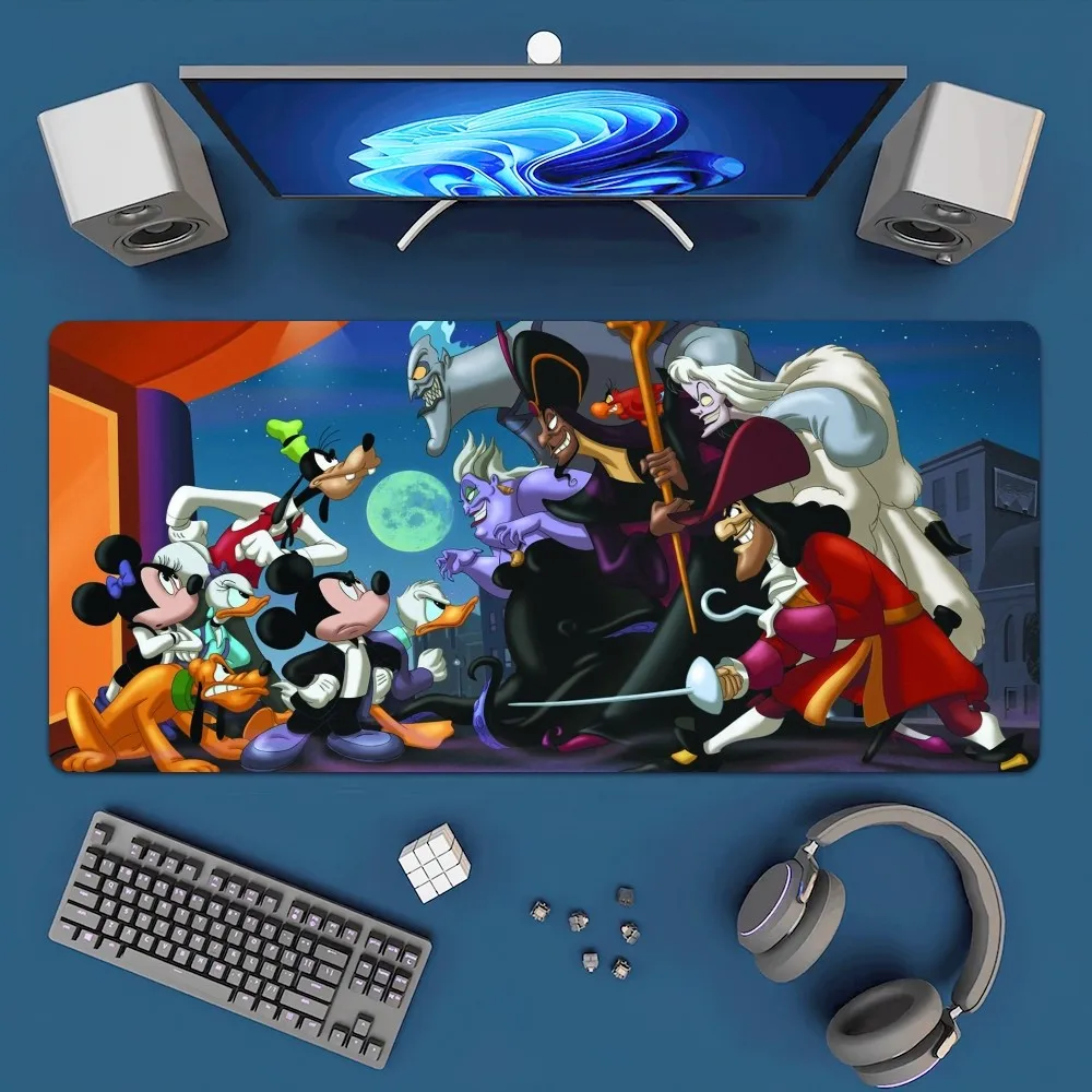 MINISO Disney Ursula Villains Mousepad Office Large Mouse Mat Keyboard Mats Rubber PC Computer Game Big Anti-slip Mice Mat