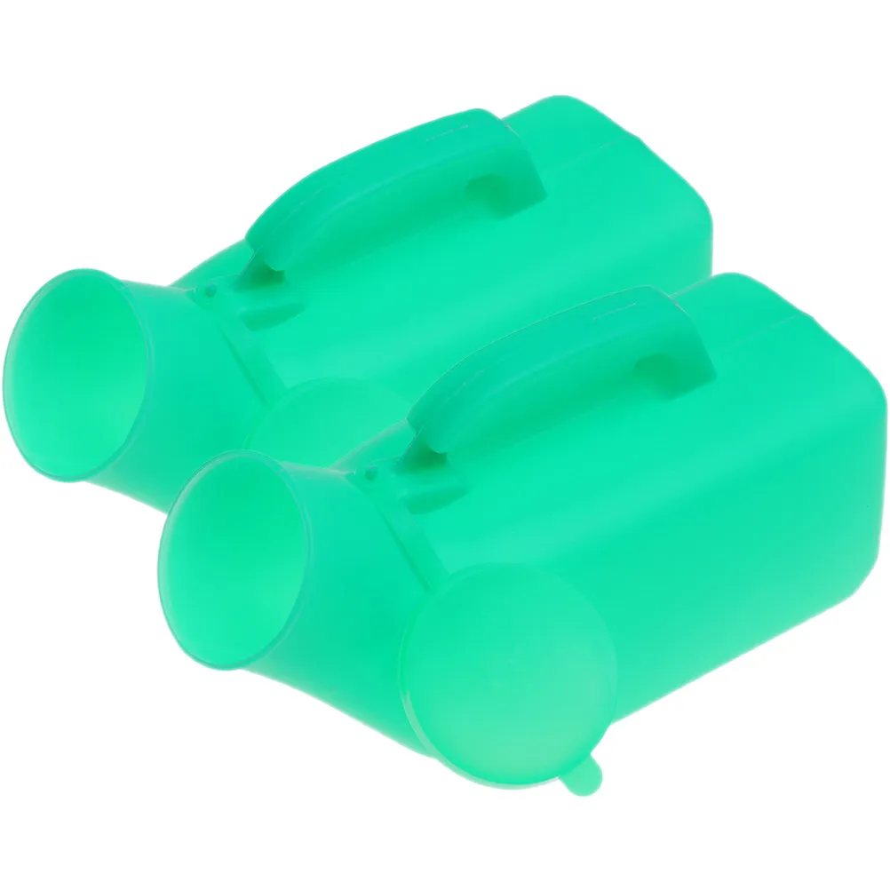 

2Pcs Household Men Urinal Plastic Reusable Portable Travel Camping Trekking Outdoor Male Urine Container Urine Bottle