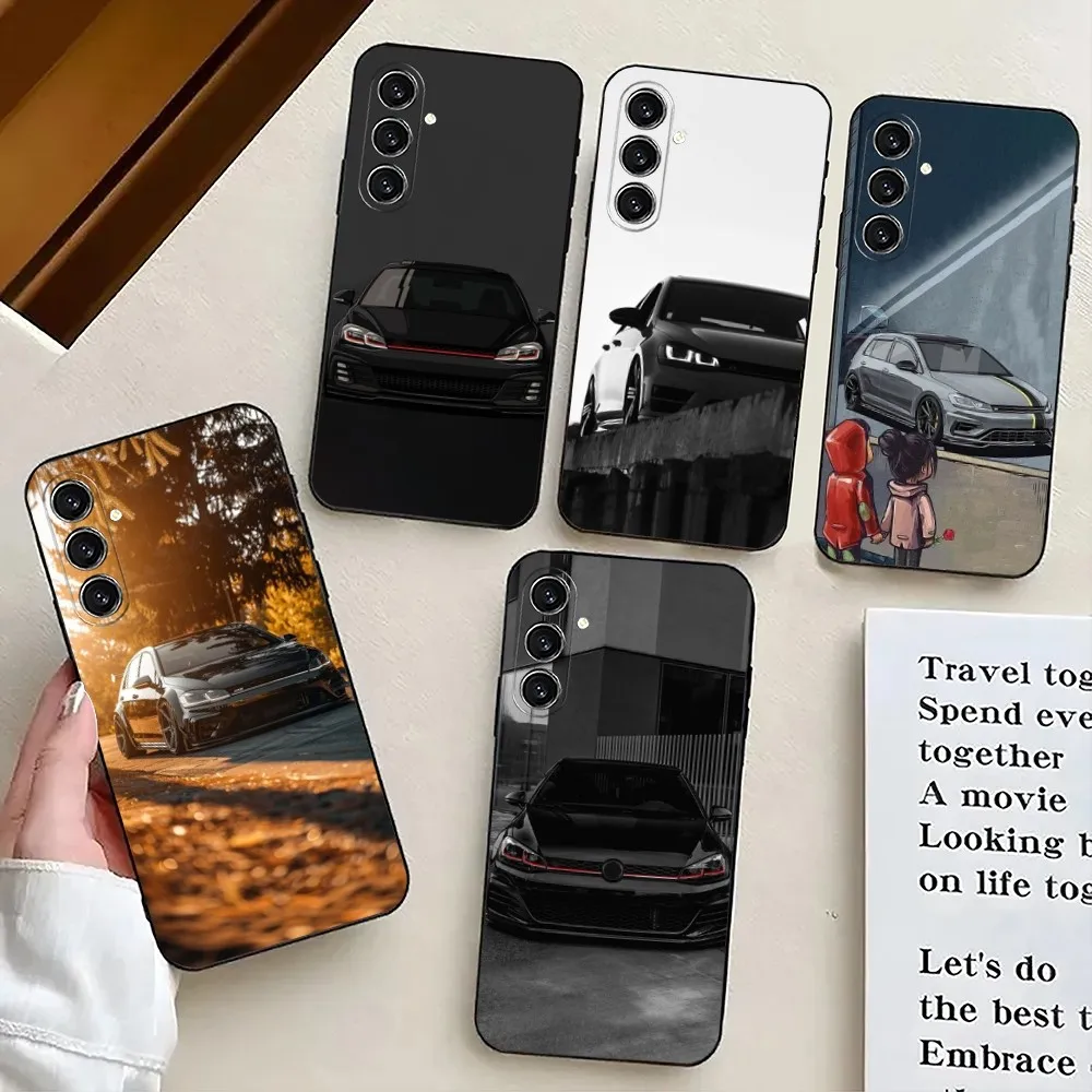 G-Golf G-GTI-S Car Phone Case For Samsung S25,S24,21,22,23,30,Ultra,S20,Plus,Fe,Lite,Note Black Soft Cover