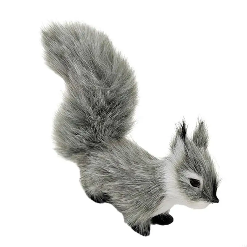 2025 New Artificial Squirrels Craft Simulated Stuffed Animal Plush Toy for Tree Ornaments