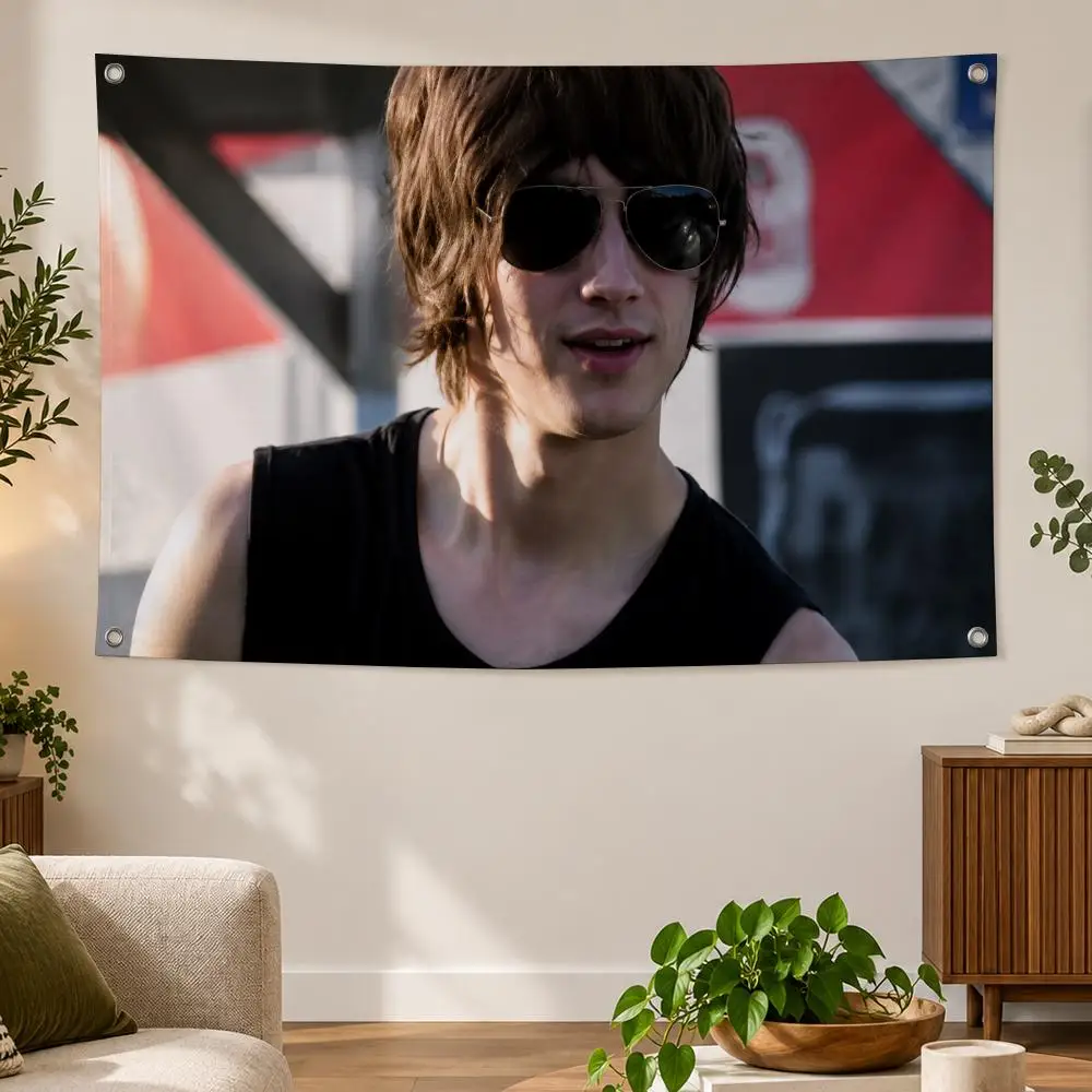 Singer Indie Rock A-Alex Turner Flags Banner Decor for Bedroom,Garden,Party,Club,Indoor Outdoor, Fan Gift