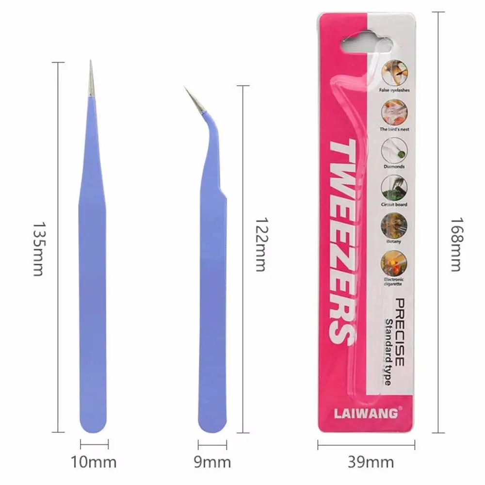 Tape Practical Picking Tool Notebook Accessorise Tape Sticker Tool Stainless Steel Nipper Tweezers Nail Tweezers Macaron Color