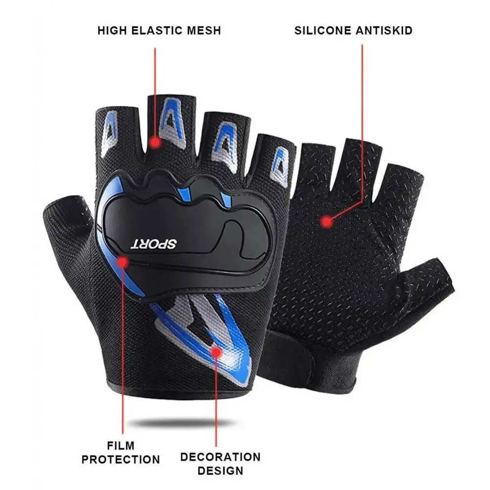 

Breathable Full Half Finger Racing Motorcycle Quality Stylishly Antiskid Wearable Gloves