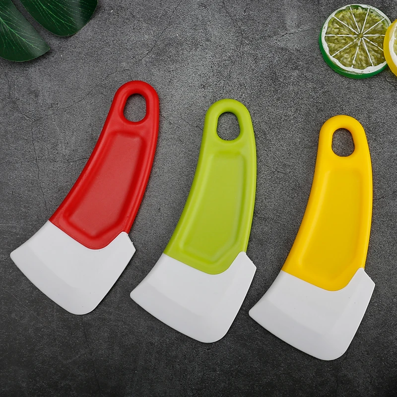 Silicone Pan Scraper Kitchen Utensil Cleaning Spatula Washing Scraper Cooking Baking Tool