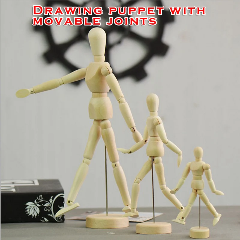 Artists Wooden Manikin Jointed Mannequin Perfect For Home Decoration/Drawing The Human Figure