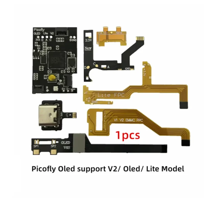 Hwfly-Prise en charge de la puce Picofly Raspberry pi RP2040, Switch Core, Oled, Lite, V1 V2, Erista, Console Mariko, Mise à niveau, Flashable