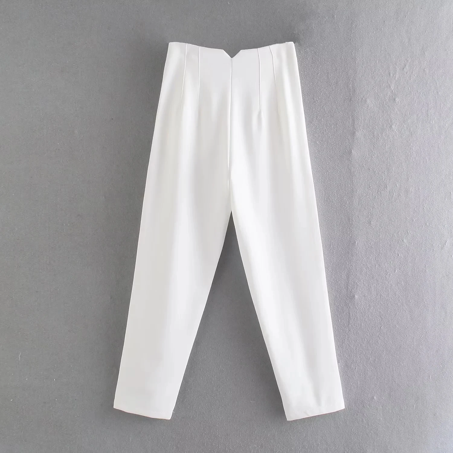 HH Frauen Elegante Feste Bleistift Hosen Hohe Taille Hose Für Frauen Casual Streetwear Frau Hosen Büro Tragen Chic Hose – Detail 3