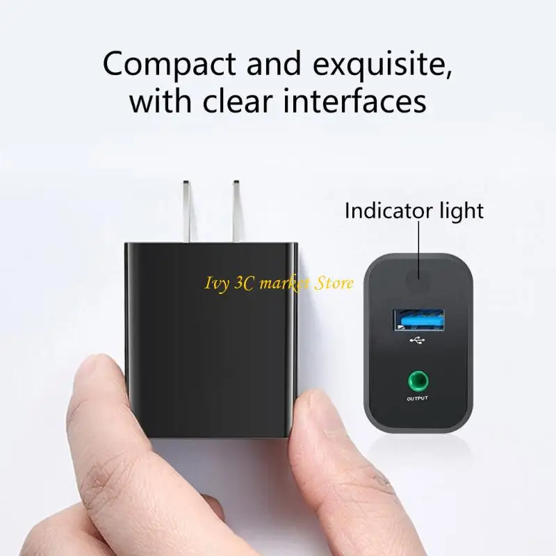 D7YC Wireless Bluetooth-compatible Adapters USB Auxes Connectivitys Auto Reconnects For Smartphones Tablets PC